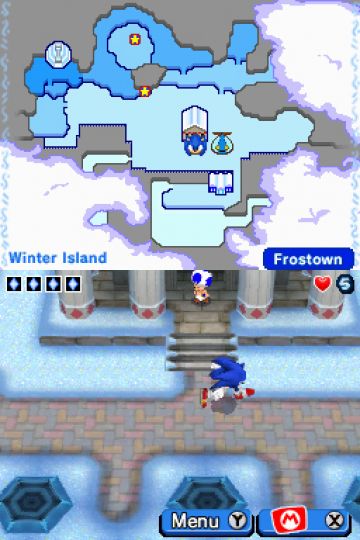Immagine -5 del gioco Mario & Sonic ai Giochi Olimpici Invernali per Nintendo DS